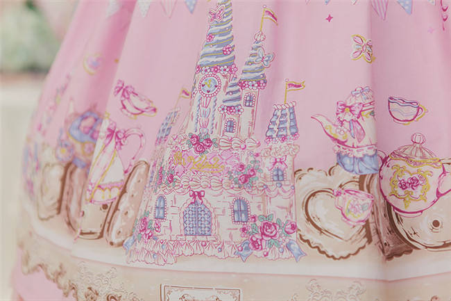 Sugar Carnival- Gold-stamping Pure Cotton Lolita JSK