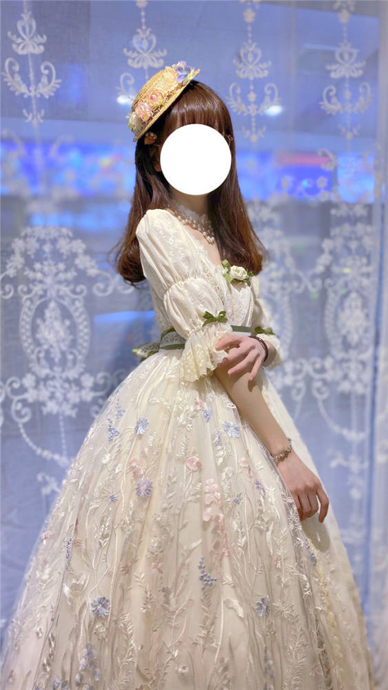 Miss Point ~ Salley Garden Empire Embroidery Lolita OP SP - Custom Tailor