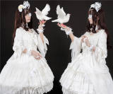 Fantasy Cross ~ Gorgeous Lolita OP Dress Bridal Design - Pre-order  Closed