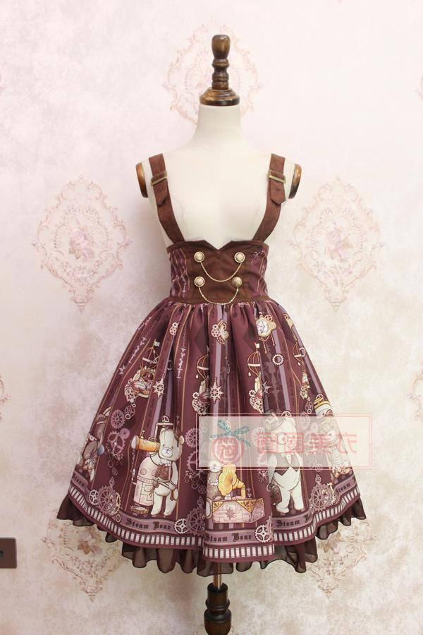 Alice Girl~ Steampunk Bear&Gear~ Lolita Salopette