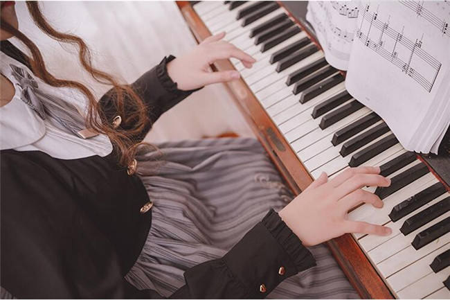 Magic Music School~ College Style Bass Embroidery Lolita OP Dress