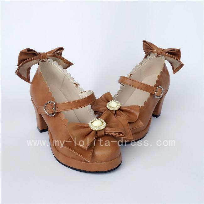 Elegant Bows Lolita Heels Shoes
