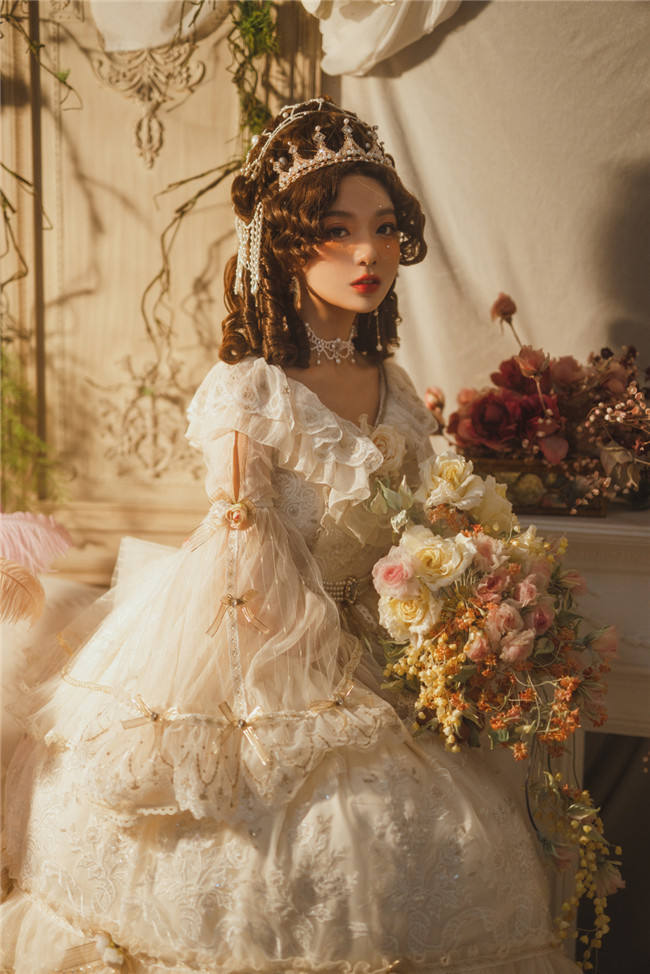 Miss Point ~Ode to the Dawn~ Embroidery Elegant Lolita OP