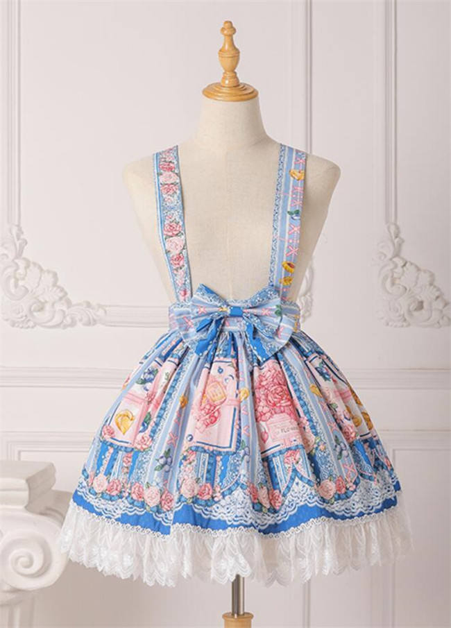 Strawbery Witch ~Blueberry Fruit~ Lolita Skirt