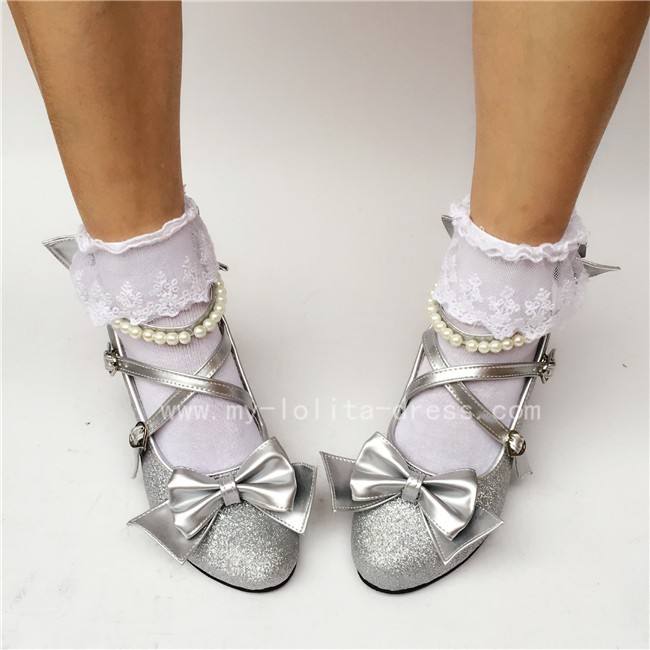 Antaina Tea Party Glitter Lolita Shoes