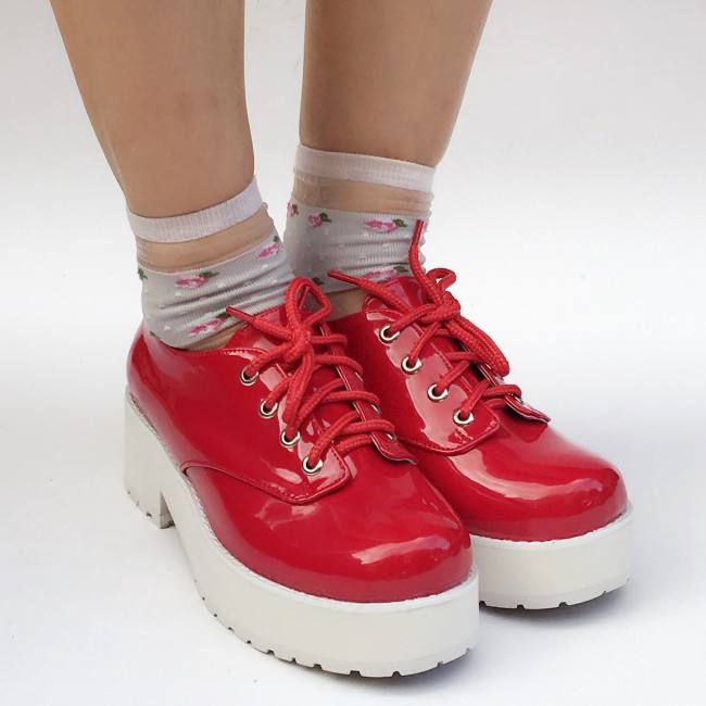 White High Platform Lolita Shoes