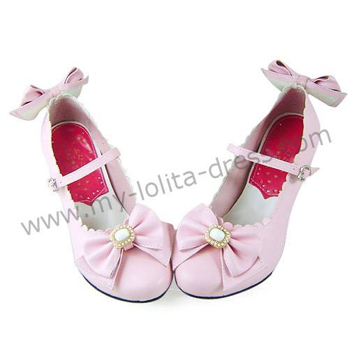 Elegant Bows Lolita Heels Shoes