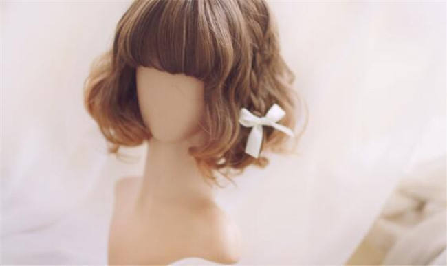 Little Poppy~ Sweet Lolita Short Curls Wig 30cm -In Stock