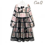 CuteQ-Official~Rose Stamps OP - Black S In Stock