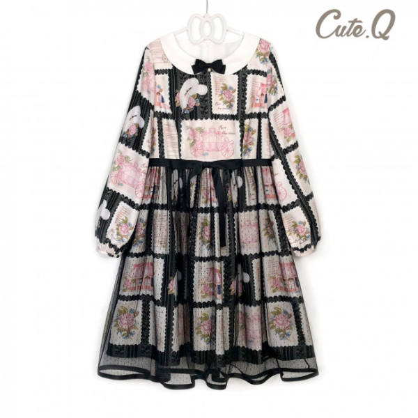 CuteQ-Official~Rose Stamps OP - Black S In Stock