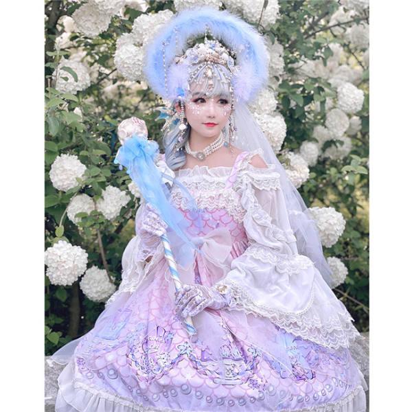 Diamond Honey ~Fairy Tale Mermaid Princess Lolita Jumper -Pre-order