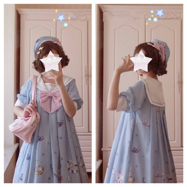 LeMiroir~Polar Bear ~Printed Lolita OP-Pre order Closed
