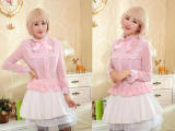 Dream of Lolita Embroidery Lace Chiffon Long Sleeves Lolita Blouse -out