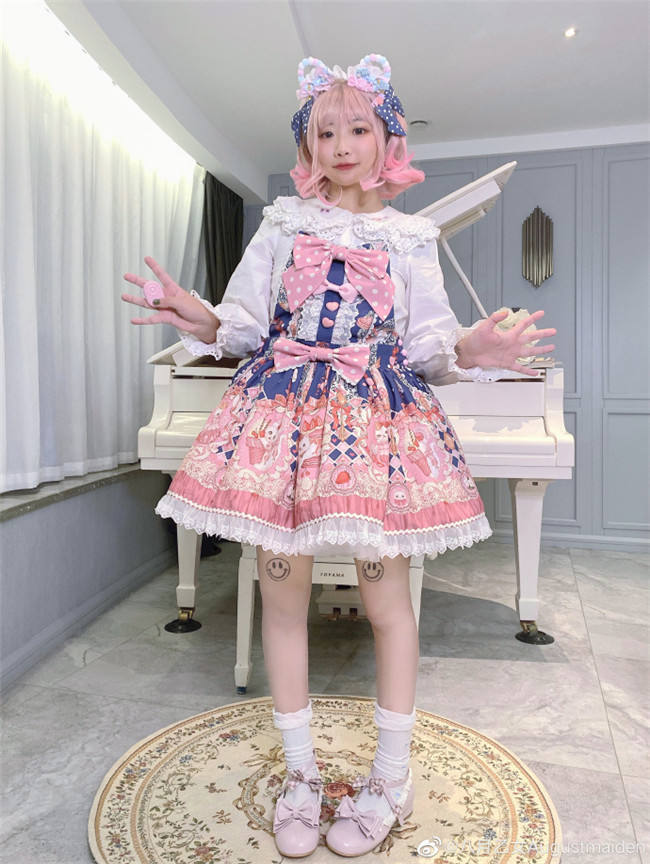 August Maiden ~Kittens & Berries Lolita Dresses -In Stock