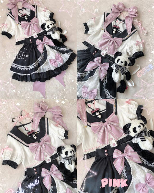 Rising Star ~Sweet Sailor Lolita Top+Skirt Set - In Stock