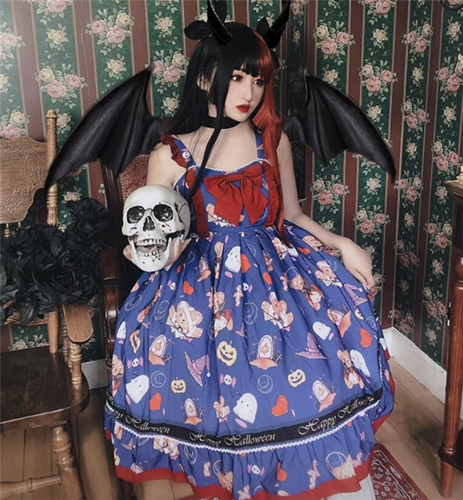 Halloween Toy Hospital Diamond deals Goth Lolita Yami Kawaii Menhera EGL JSK Dress