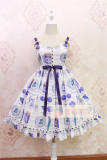 Alice Girl ~  Blueberry~ Sweet Lolita JSK In Stock