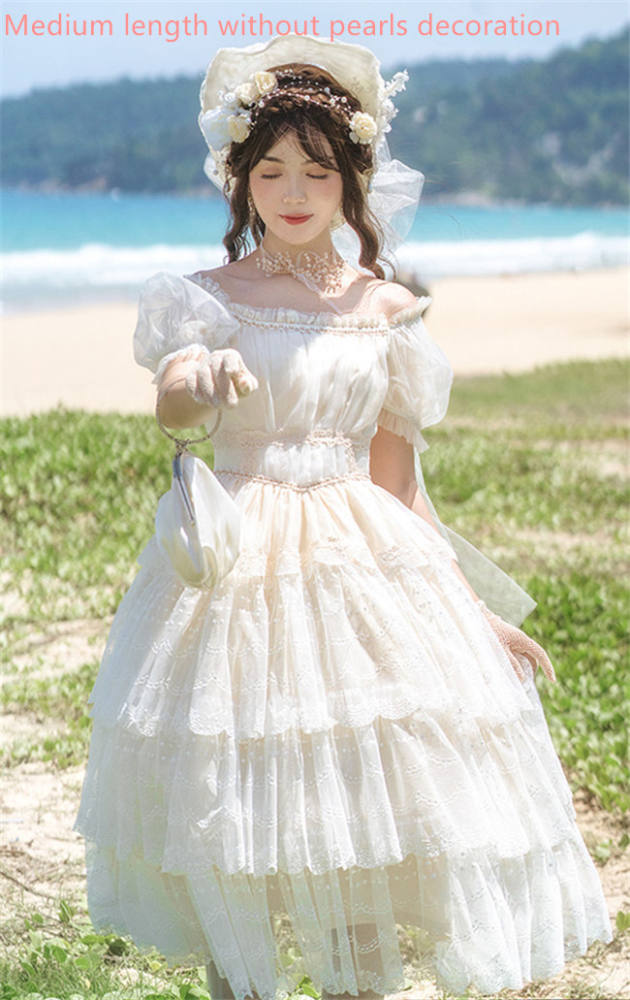 Moon Lover ~ Elegant Lolita OP Bridal Design -Pre-order