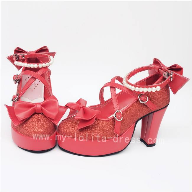 Antaina Tea Party Glitter Lolita Shoes