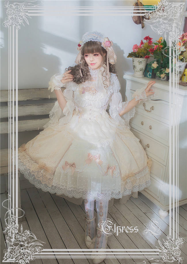 Elpress L ~Christmas D*Romance Ode~ Elegant Lolita JSK -Ready Made Purple M - In Stock