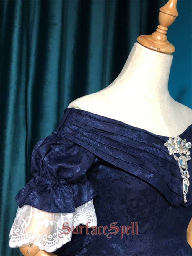 Surface Spell ~ The Duchess*Rococo~ Elegant Jacquard Lolita OP - Custom Tailor Available