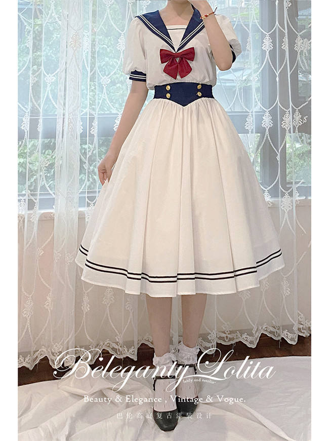 Beleganty Fashion Lolita ~Sea and Wind~ Elegant Lolita OP
