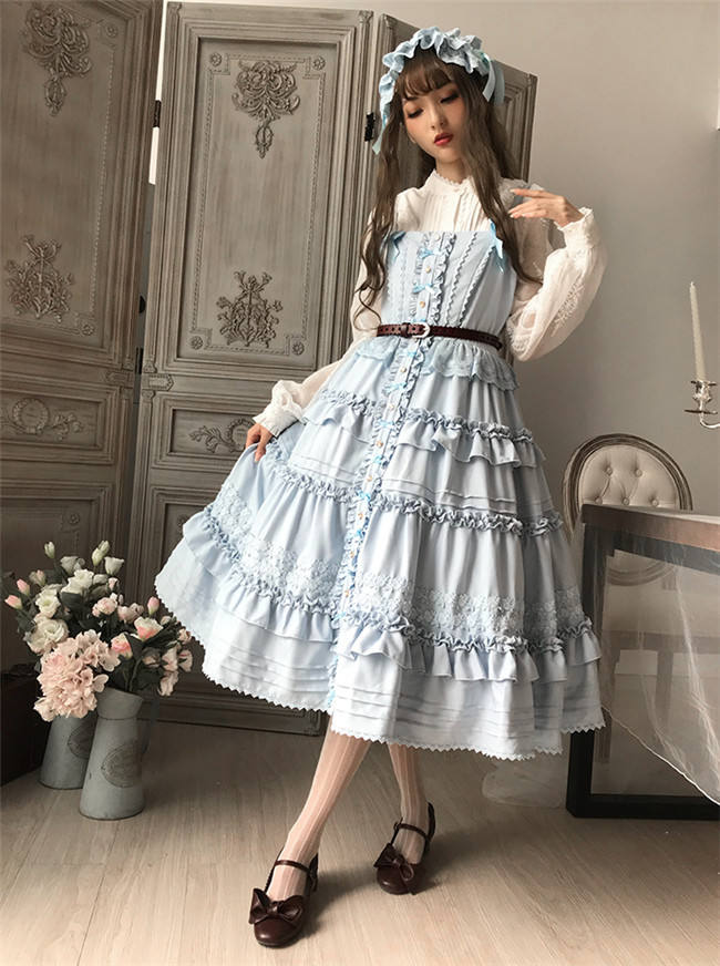 Little Dipper Mary~ Classic Front Open Design Lolita JSK Ready made-In Stock