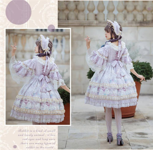 Jewelry Rabbit Luxury Lolita OP Tea Party Version