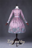 Lily And Key~ Classic V-neck Lolita Long Sleeves OP Dress -Pre-order Closed