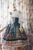 Surface spell ~AlpenRose~ Gothic Ethnic Lolita High Waist Fishbone Skirt