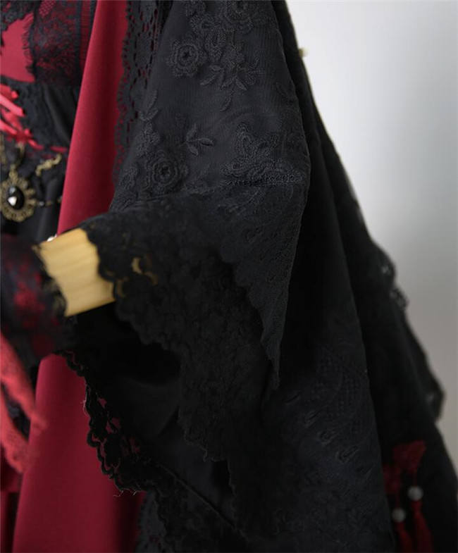 Nine Odes ~She Sings In The Mountain~ Gothic Lolita JSK -Ready Made