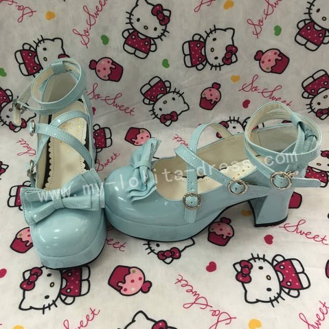 Dark Coffee Lolita Heels Footwear