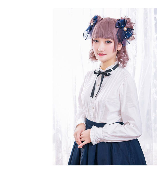Magic Music School~ Bass Embroidery Lolita Blouse