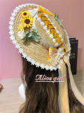 Alice Girl ~Sunflower Classic Lolita Short Sleeves OP -Pre-order