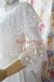 Surface Spell ***White Crystal & Black Agate*** Chiffon Medium Sleeves Lolita Blouse