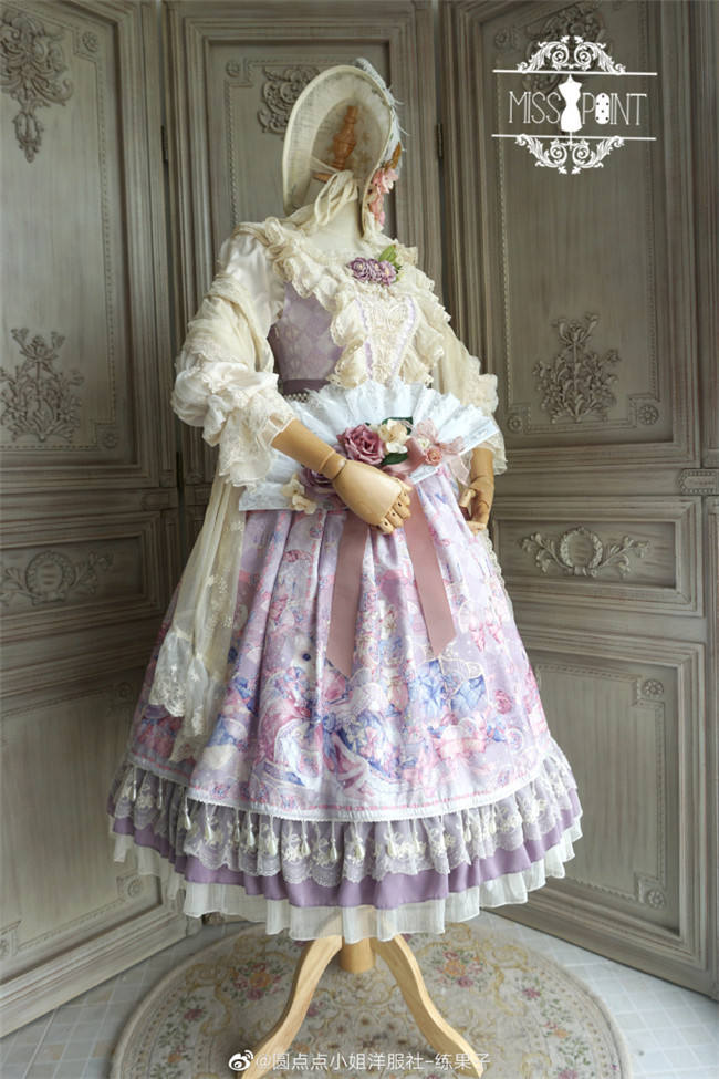 Miss Point ~ Elizabeth Meow ~ Daily Wear Lolita OP/JSK -Custom-tailor Available