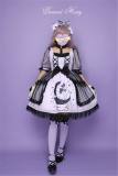 Diamond Honey Star&Moon Cats Sweet Lolita Princess OP Dress -OUT