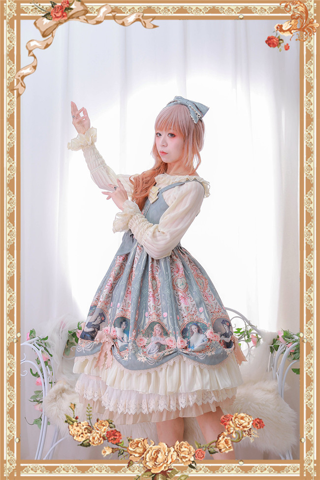 Infanta ~A Portrait of A Little Lady~ Printed Lolita JSK