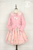 Miss Point ~Vintage Sweet Wool Lolita Short Coat with Cotton Fur Collar-OUT