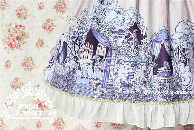 Sleeping Beauty~ Lolita High Waist Skirt