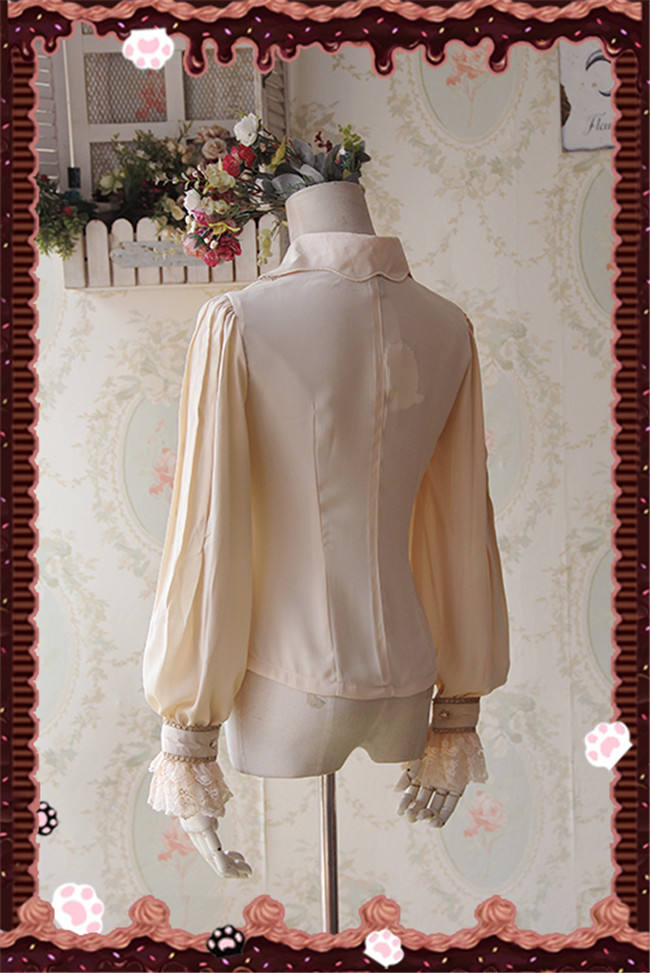 Infanta High Density Chiffon Lolita Long Sleeves Blouse