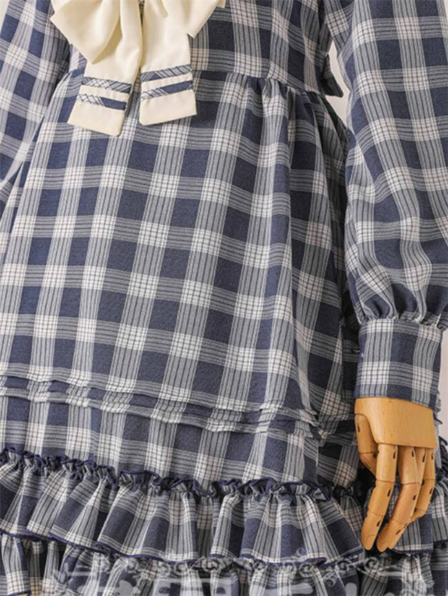 Strawbery Witch ~Sailor Style Gingham Lolita OP