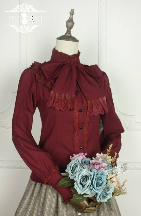 Miss Point~Vintage Elegant Chiffon Lolita Blouse