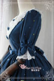 Starry Sky~ Lolita Short Sleeves OP Dress -out