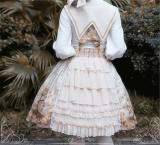 Academy of The Parry~ Magic College Style Lolita Salopette With Back Open Design -Pre-order Closed