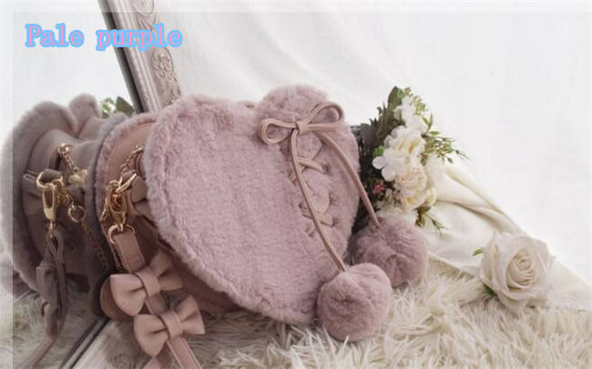 Repair of Love/Star~ Sweet Lolita Fur Hand Bag/Cross-body Bag
