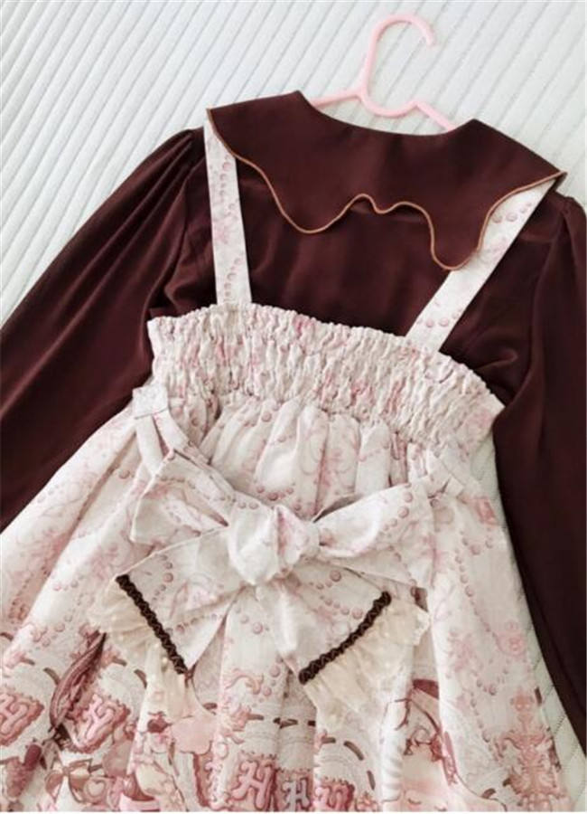 Doll and Bear Dance Series~Sweet Lolita Jumper/Skirt -Ready Made