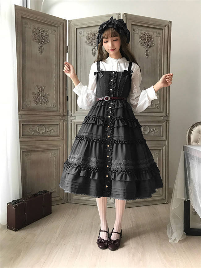 Little Dipper Mary~ Classic Front Open Design Lolita JSK Ready made-In Stock