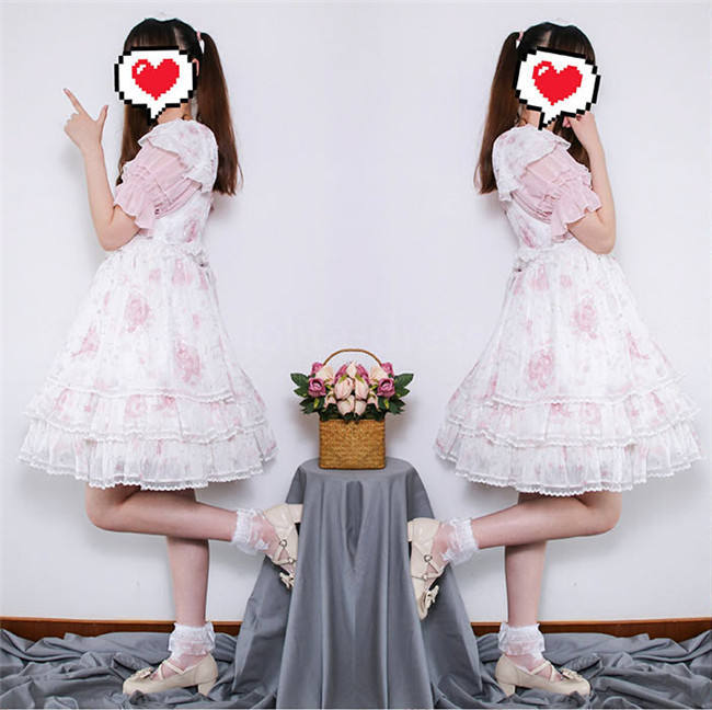 Lemon Honey ~Bear Constellation~ Fly Sleeves Printed Lolita JSK Black M In Stock
