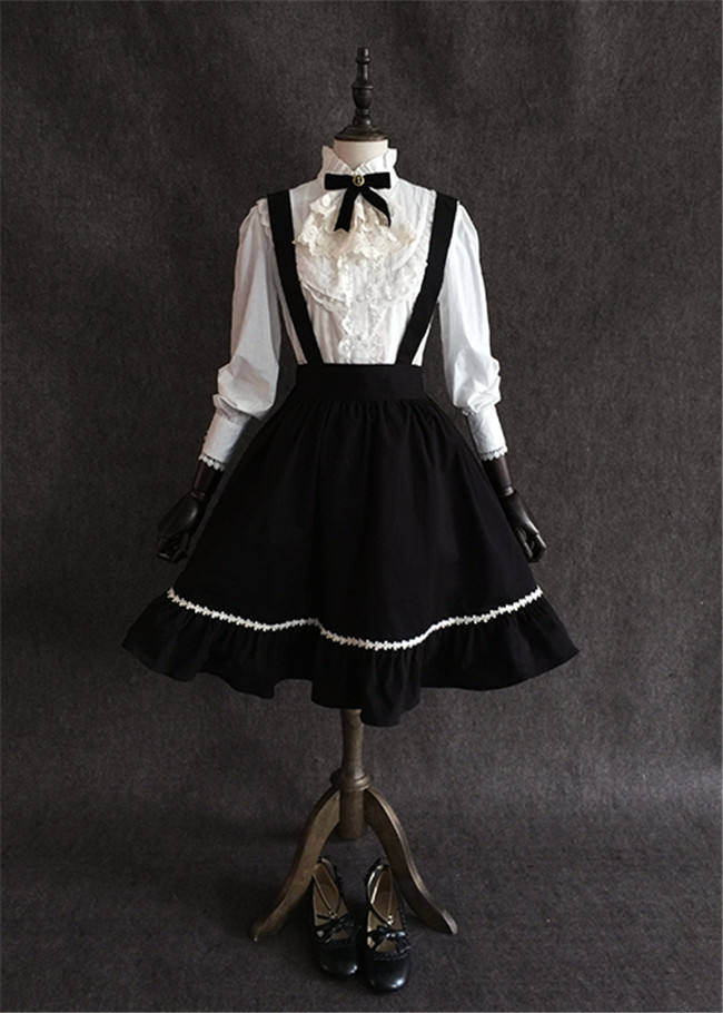 Little Devil~  Gothic Black Lolita Skirt/Cape